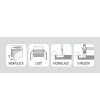 Bisagra Acodada 110º Clip-on Hidráulica + Base 3D |  AndaserStore OFERTA