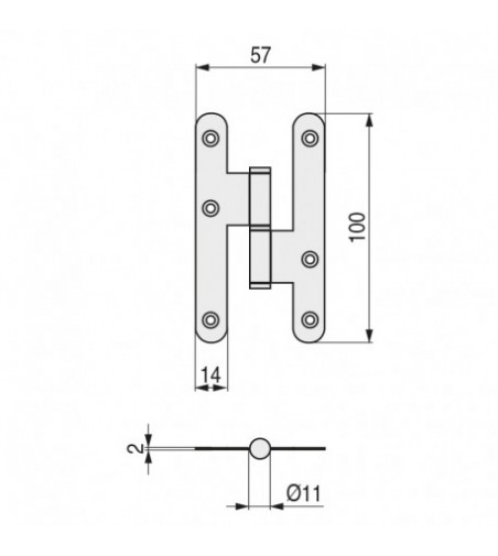 Pernio Sin Remate 100 mm | AndaserStore OFERTA