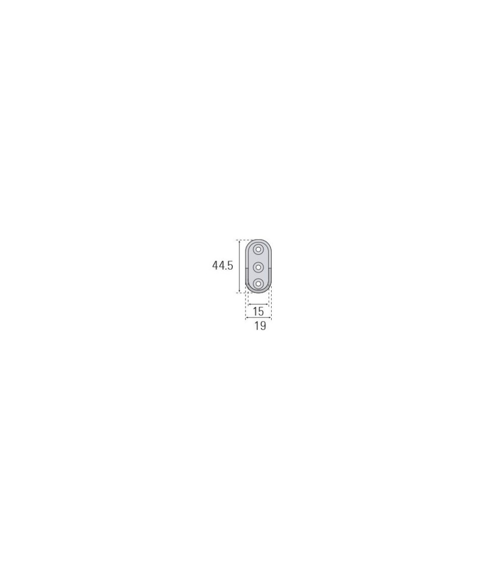 Soporte Lateral Tubo Hierro Cromado | AndaserStore OFERTA