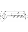 Tornillo Spax 6,0x100 Cabeza Plana T-STAR Wirox 100 Und | AndaserStore OFERTA