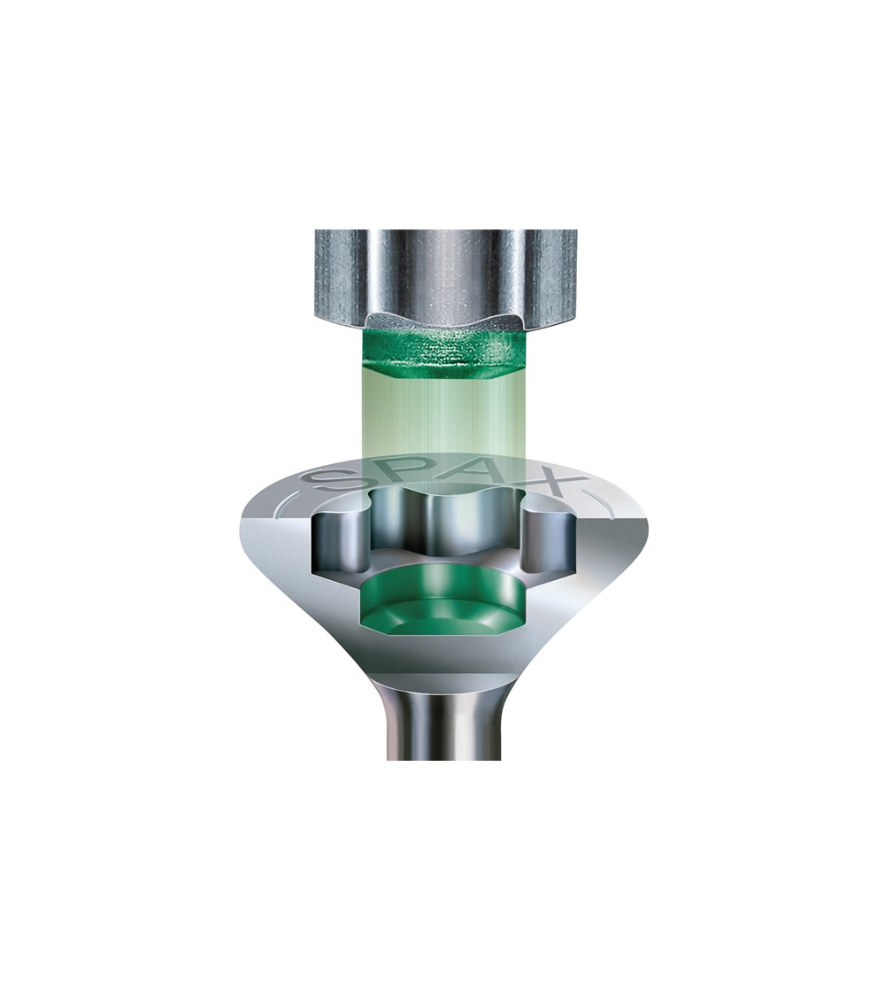 Tornillo Spax 6,0x100 Cabeza Plana T-STAR Wirox 100 Und | AndaserStore OFERTA