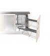 Mecanismo de Rincón Extraíble Parcial - Cromo | AndaserStore OFERTA