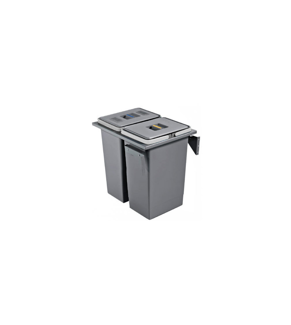 Contenedor Resíduos Square 24 + 24 litros | AndaserStore OFERTA