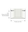 Contenedor Resíduos Square 24 + 24 litros | AndaserStore OFERTA