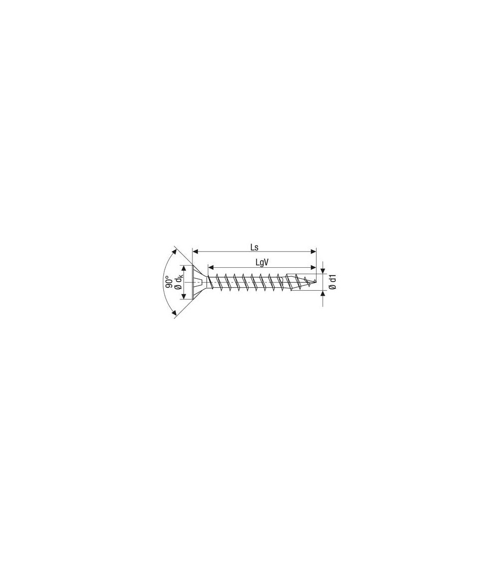 Tornillo Spax 3,5x40 C. Plana T-STAR Wirox 1.000 Und | AndaserStore OFERTA