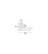 Kit Tirador Puerta Corredera Armario Plata mate 16 mm | AndaserStore OFERTA