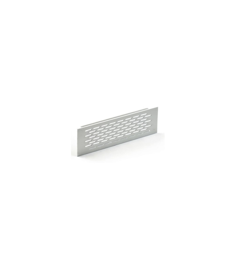 Rejilla de Ventilación para Zócalos 22,5 cm - Plata Mate | AndaserStore OFERTA