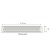 Rejilla de Ventilación para Zócalos 45 cm - Plata Mate | AndaserStore OFERTA