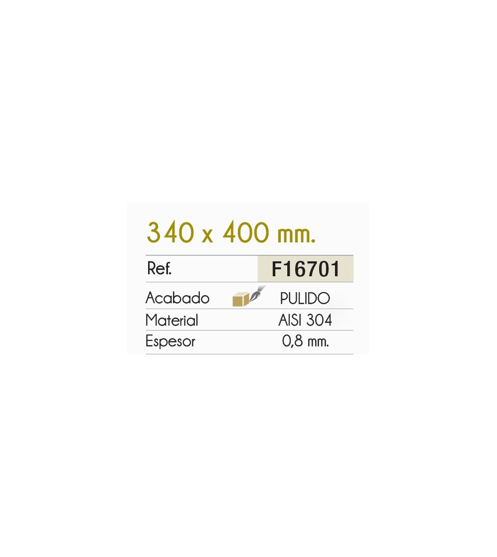 Fregadero Cocina Acero NEGRO Serie Roma 34x40 cm | AndaserStore OFERTA