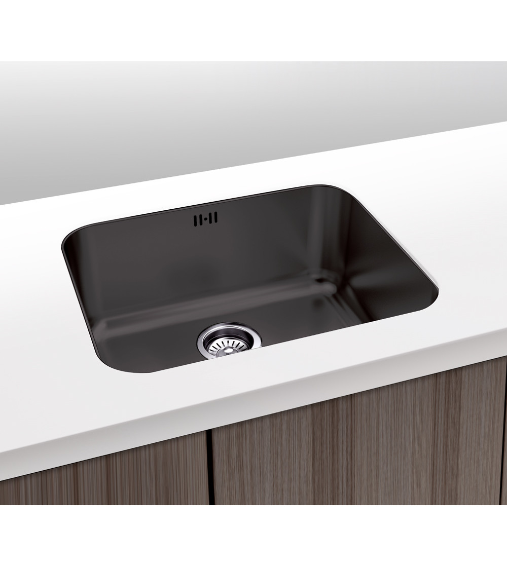 Fregadero Cocina Acero NEGRO Serie Roma 34x40 cm | AndaserStore OFERTA