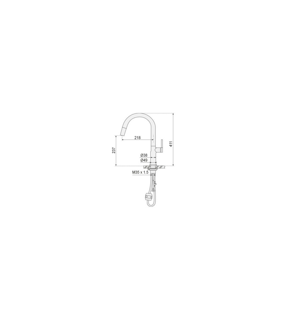 Grifo Cocina Mod. Kale Inox | AndaserStore OFERTA