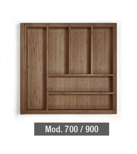 Cubertero de Madera Extensible Nogal 700/900 mm | AndaserStore OFERTA
