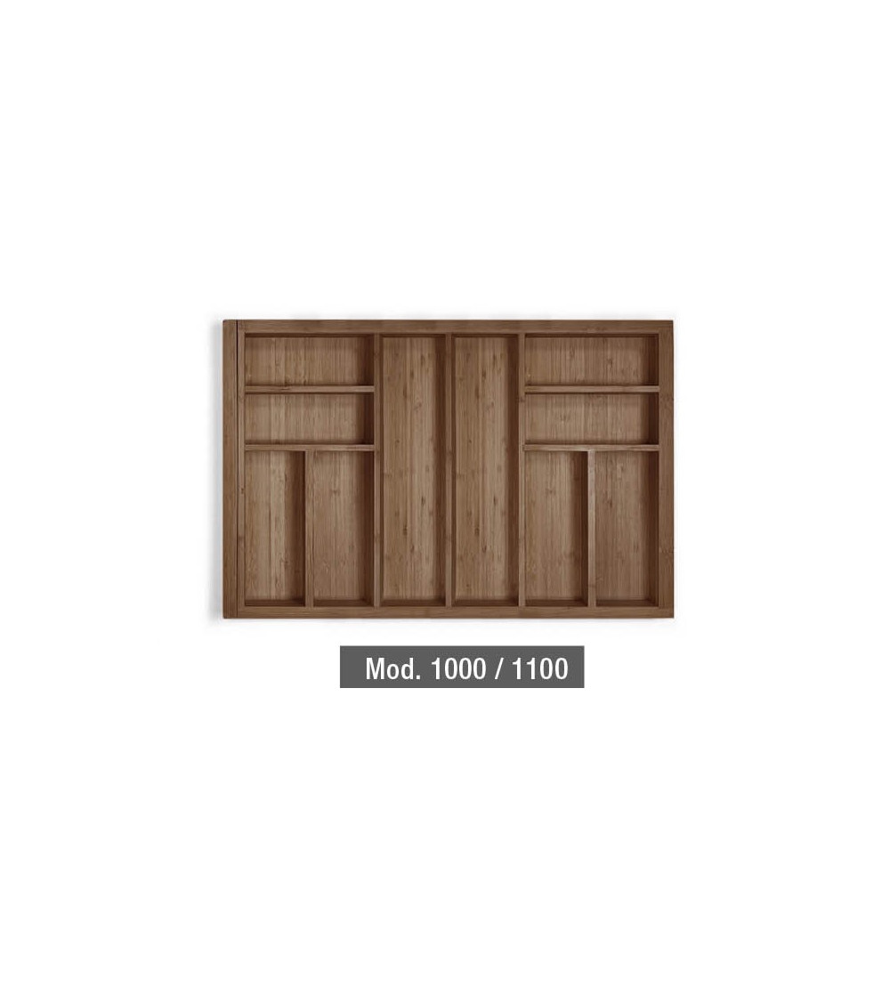 Cubertero de Madera Extensible Nogal 1000/1100 mm | AndaserStore OFERTA