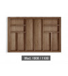 Cubertero de Madera Extensible Nogal 1000/1100 mm | AndaserStore OFERTA