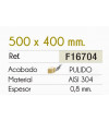 Fregadero Cocina Acero NEGRO Serie Roma 50x40 cm | AndaserStore OFERTA