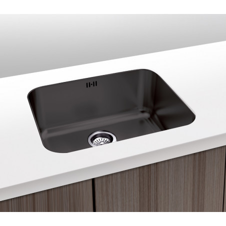 Fregadero Cocina Acero NEGRO Serie Roma 50x40 cm | AndaserStore OFERTA