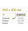 Fregadero Cocina Acero NEGRO Serie Berlín 45x40 cm | AndaserStore OFERTA