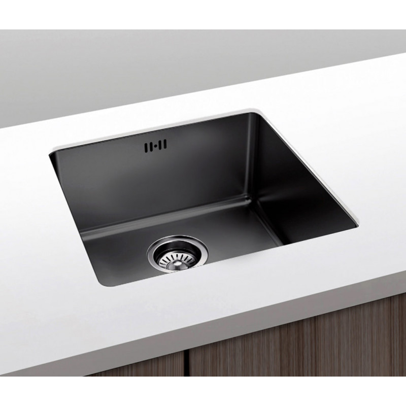 Fregadero Cocina Acero NEGRO Serie Berlín 50x40 cm | AndaserStore OFERTA
