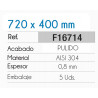 Fregadero Cocina Acero Inox Serie Berlín 72x40 cm | AndaserStore OFERTA