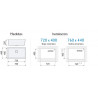 Fregadero Cocina Acero Inox Serie Berlín 72x40 cm | AndaserStore OFERTA