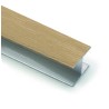 Perfil H Puerta Corredera Armario Madera Roble 16 mm|AndaserStore OFERTA