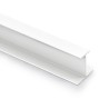 Perfil H Puertas Correderas Armario Blanco 16 mm | AndaserStore OFERTA