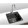Fregadero Cocina Acero NEGRO Mod. Zurich 38x38 cm | AndaserStore OFERTA