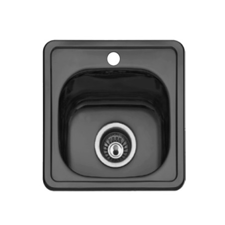 Fregadero Cocina Acero NEGRO Mod. Zurich 38x38 cm | AndaserStore OFERTA
