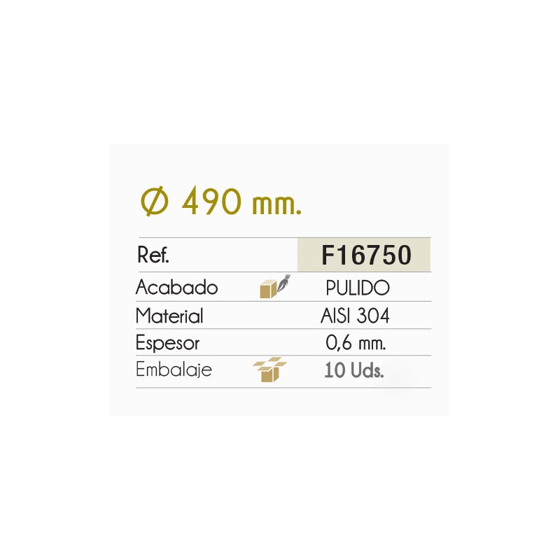 Fregadero Cocina Acero NEGRO Mod. Estambul 49 cm Diámetro | AndaserStore OFERTA